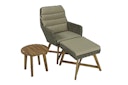 Vorschaubild Garden Pleasure Lounger-Set CALVIA, Polyrattan / Akazie / Kissen 100 % Polyester