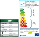 Heissner Wasserfall-Element Edelstahl 30 cm mit LED (W483-00)