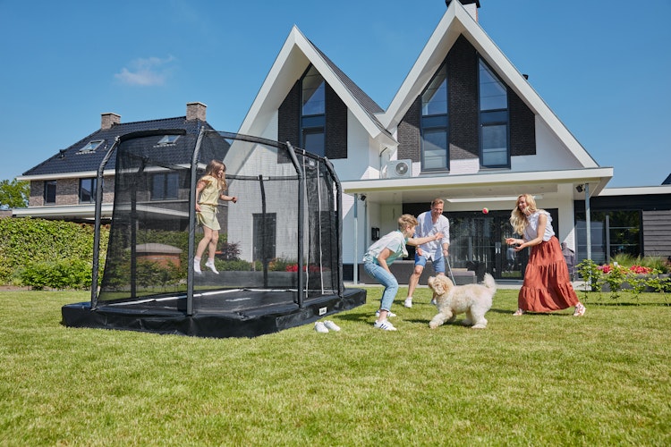 Salta Trampolin Premium Ground mit Sicherheitsnetz