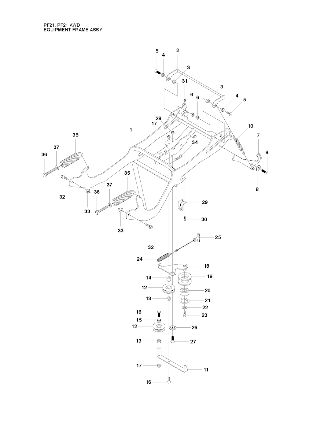 Explosionszeichnung Ersatzteile