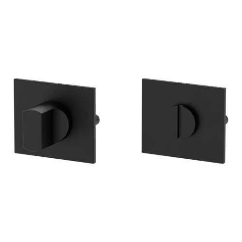 Griffwerk FRAME | DESIGN MANUFAKTUR ROSETTE -Graphitschwarz Rosettenpaar eckig -Prontofix -WC
