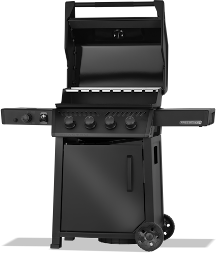 Napoleon Phantom Freestyle PRO 425, mit Edelstahl Rosten und Tür, Mattschwarz