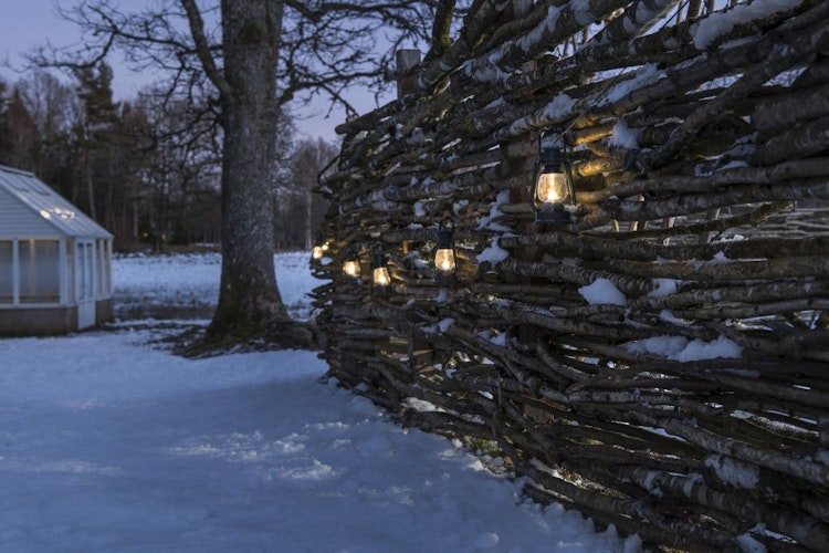 Konstsmide LED Sturmlaternen Lichterkette 8 grüne Sturmlaternen