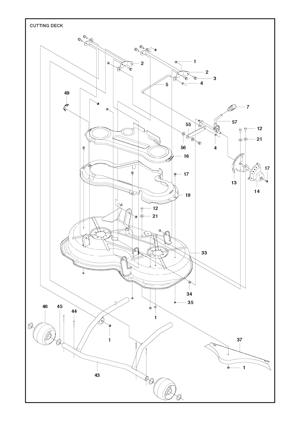 Explosionszeichnung Ersatzteile