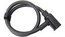 Vorschaubild CONTEC Kabelschloss PowerLoc 85 cm schwarz Ø 15 mm, Sicherheitsstufe: 7
