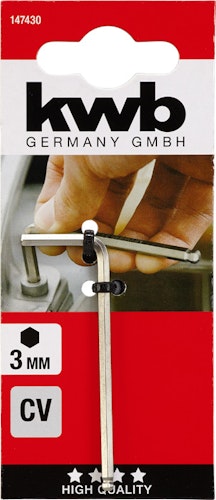 kwb Stiftschlüssel CV 6kt 3,0 SB 147430