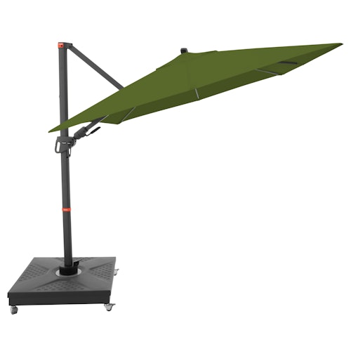 doppler Pendelschirm myZONE 210 x 210, Aluminium Anthrazit / 100 % Polyester 180 g/m²