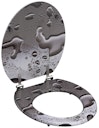 Vorschaubild MDF WC-Sitz GREY STEEL