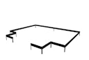 Vorschaubild Juliana Stahlfundament für Gewächshaus Orangerie - 15,1 m²