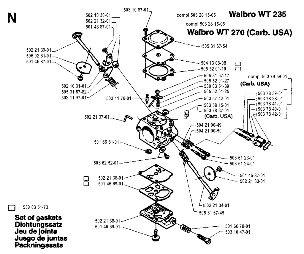 Explosionszeichnung Ersatzteile