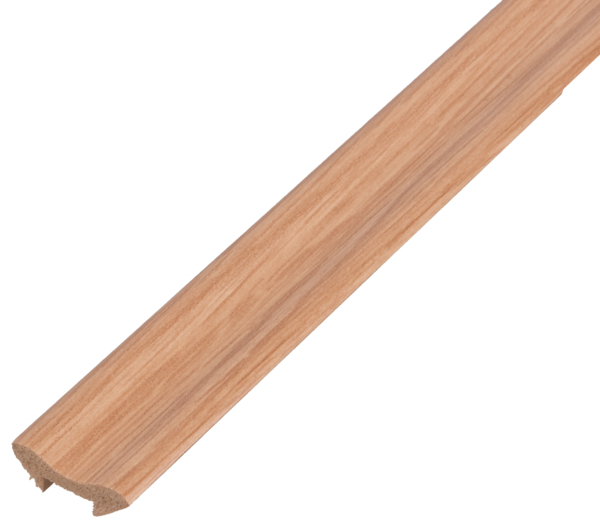 Alberts® Hohlkehlleiste, PVC, geschäumt, Farbe :Eiche, dunkel, L:2,6m,HxT:22x22 mm 433970