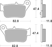 SBS Scooterbelag 218HF Street Ceramic