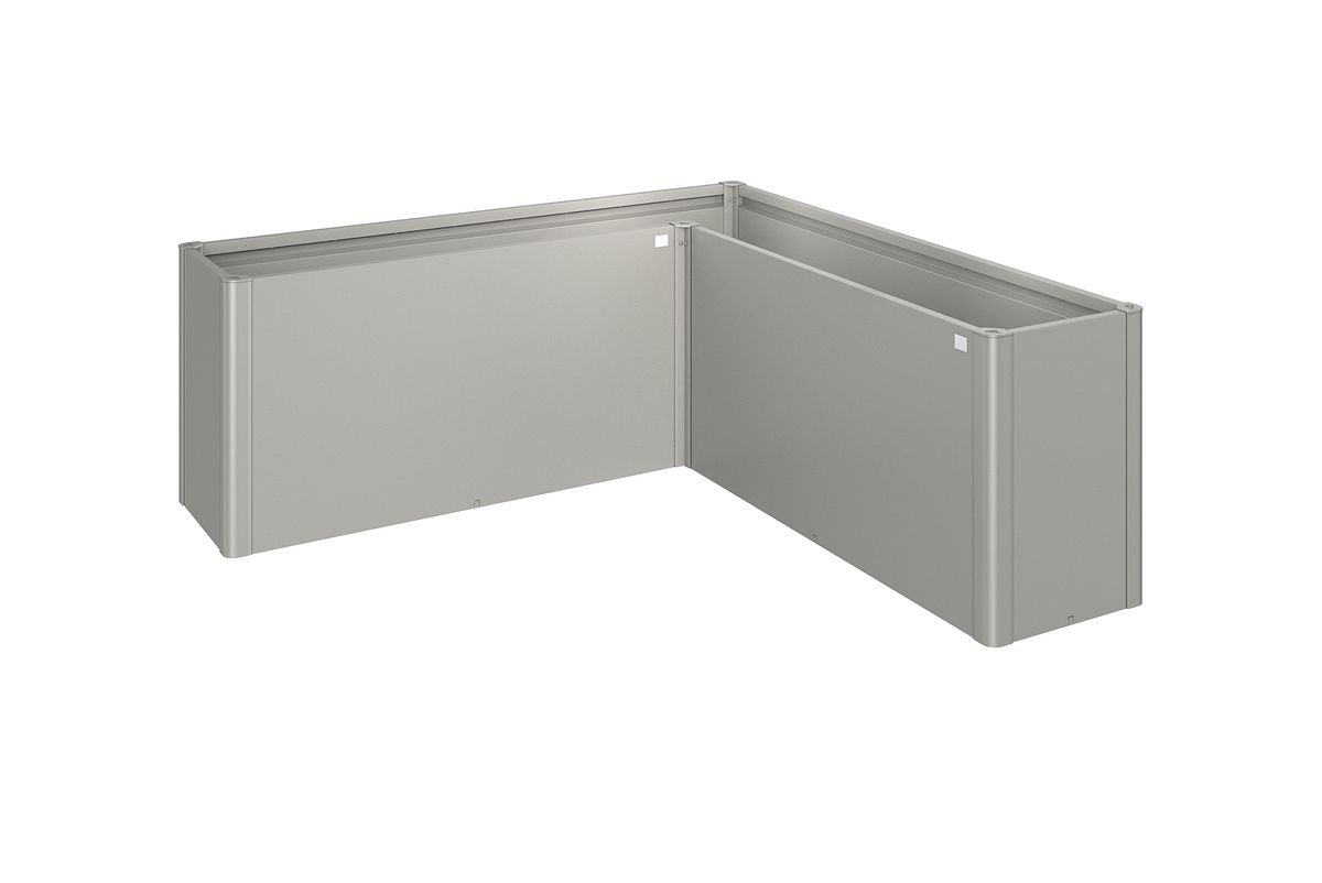 Biohort Pflanzbeet Belvedere B 201 x T 201 cm (Gr. L200) 77 cm (MAXI) quarzgrau-metallic
