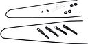 Vorschaubild CONTEC Schutzblech-Set Splash Protect DLX 28 Zoll schwarz 28" - 41 mm breit