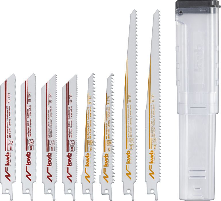 kwb Säbel-Sägeblatt Set 9tlg 576090