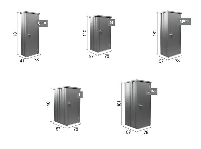 Biohort Terrassenschrank Julia