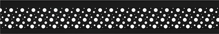 OSMO ALU Dekor Kreise 19x277, 184cm Alu Anthrazit