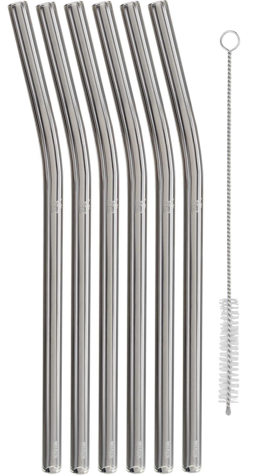 WMF Glastrinkhalme 6tlg. 230 mm inkl. Bürste