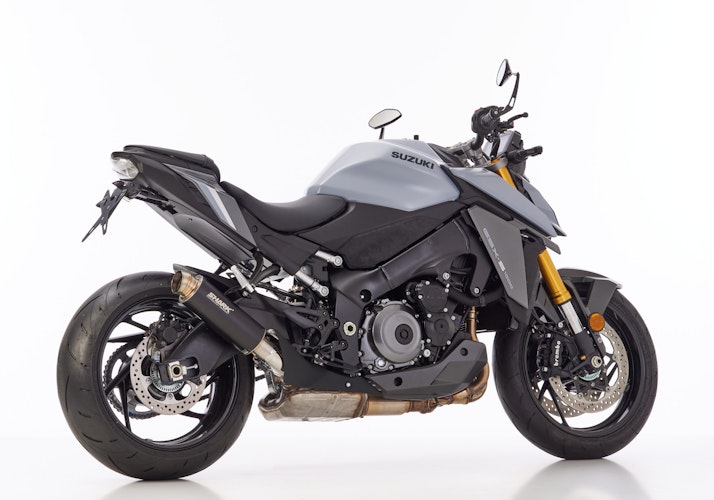 Shark Performance SLIP-ON Aluminium eloxiert schwarz SRC 4 für SUZUKI GSX-S 1000,GSX-S 950 EURO5 EURO5+ 