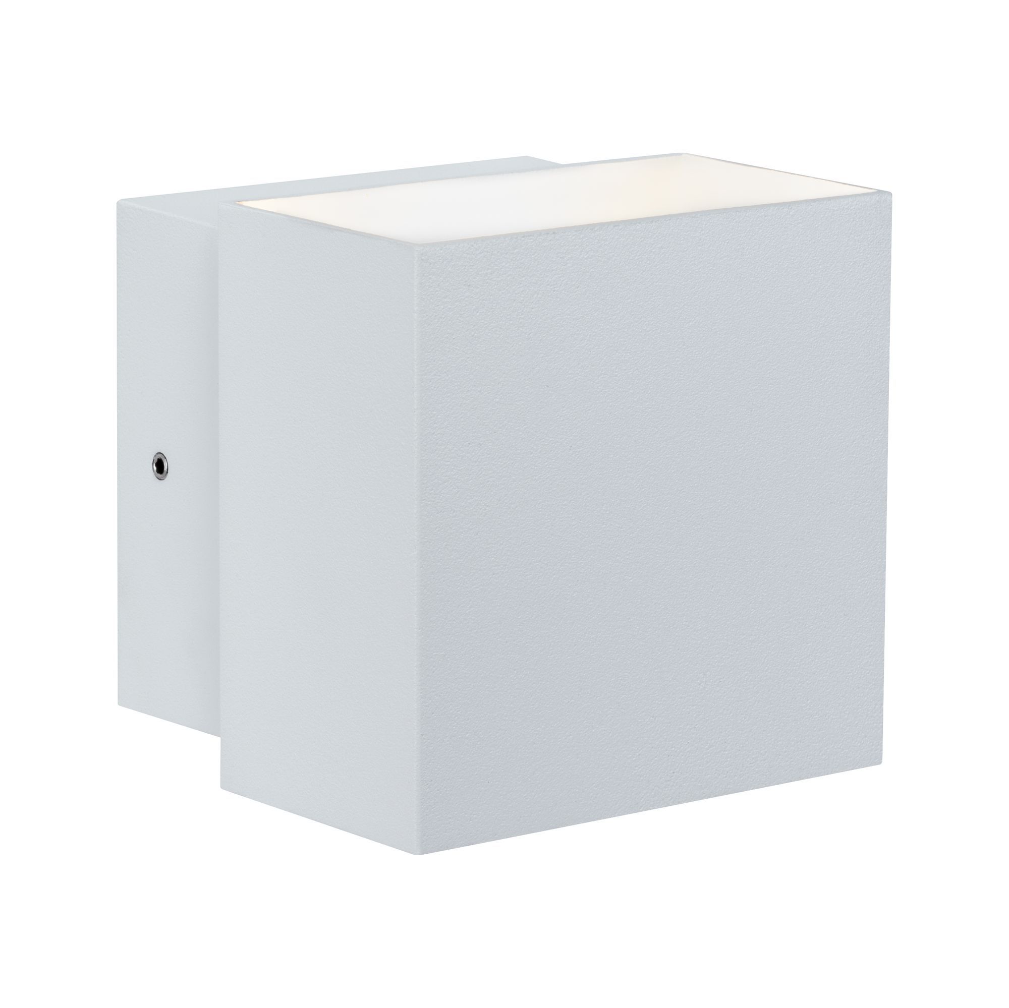 Paulmann Außenwandleuchten Cybo 100 x 100 mm Weiß Aluminium