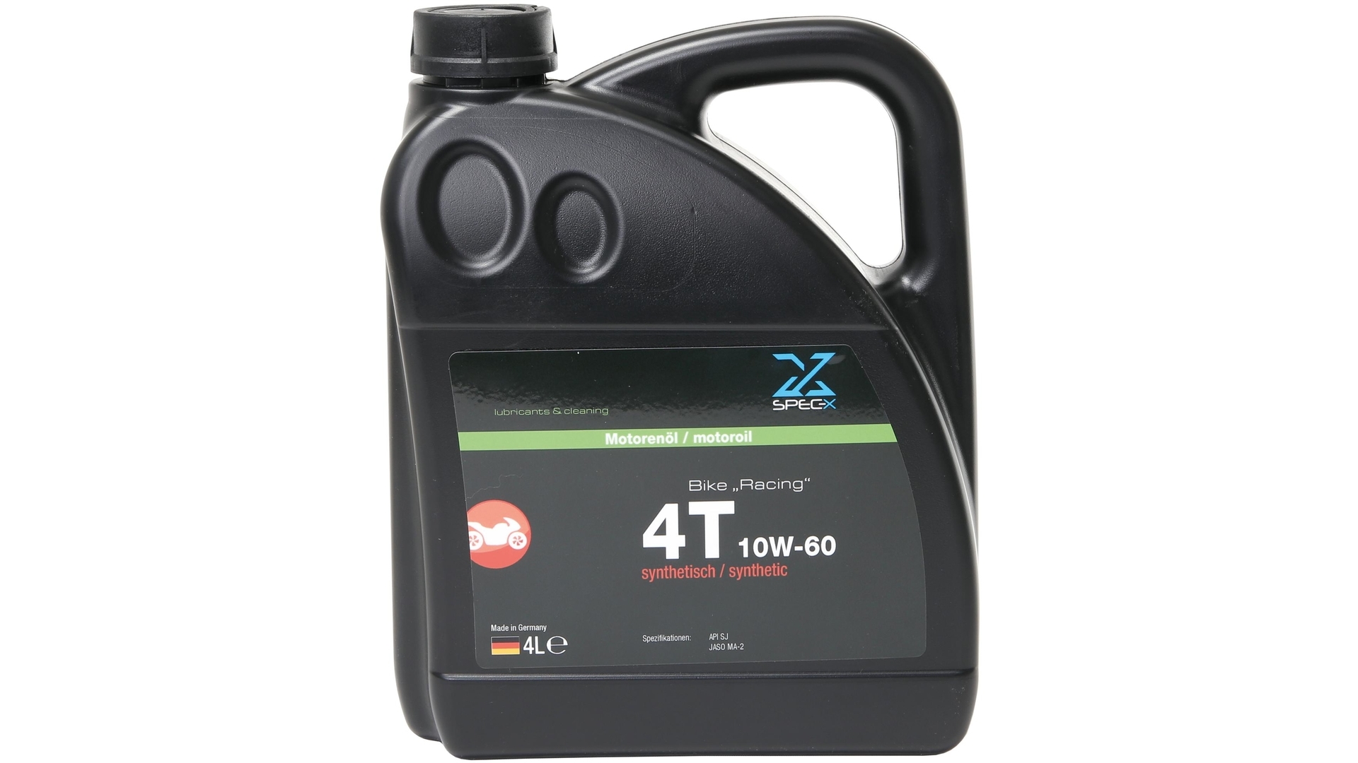 Spec-X Motoröl Bike 4T Racing 4 Liter 10W-60 Synthetisch