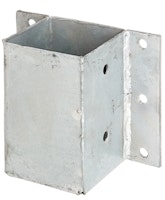 Alberts® Pfostenträger für L- und U- Steine 91x91mm zum Anschrauben
