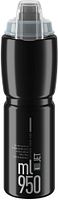 Elite Trinkflasche Jet Plus 950 ml schwarz schwarz / grau mit Schutzkappe