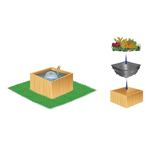 Heissner Terrassenteich PE-Becken 380 Liter (B083-00)