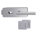 Vorschaubild GRIFFWERK Ganzglastürbeschlagset SIEGER DESIGN GATE inkl. Griff LUCIA - PZ