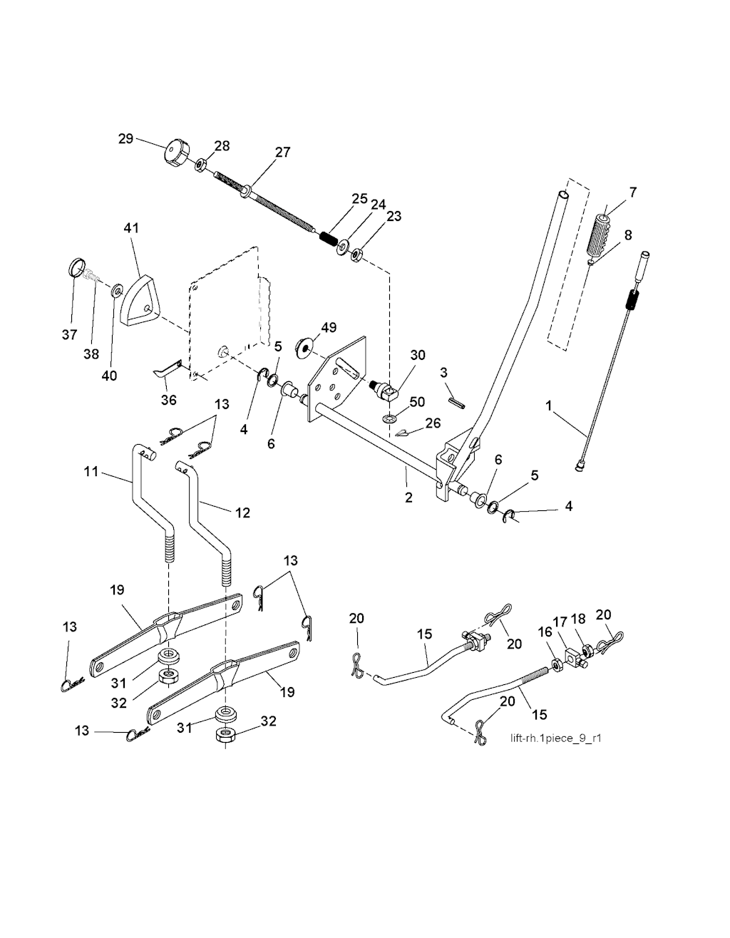 Explosionszeichnung Ersatzteile