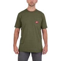 Milwaukee WTSSGN-XL Arbeits-T-Shirt grün mit UV-Schutz 4932493021