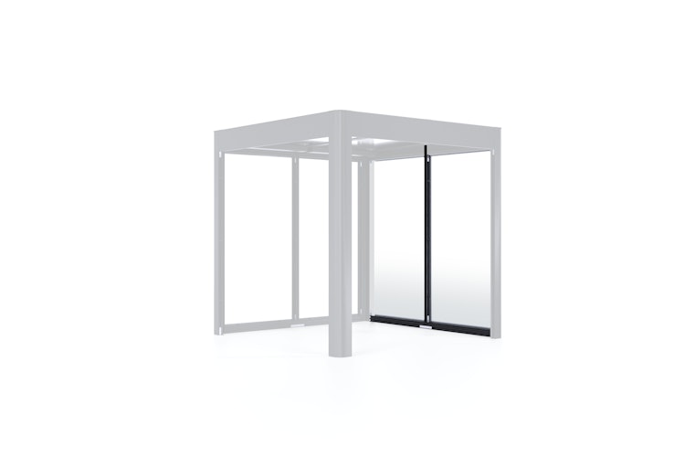 SunElements Wandelement SunCover Deluxe - 5 mm ESG satiniert