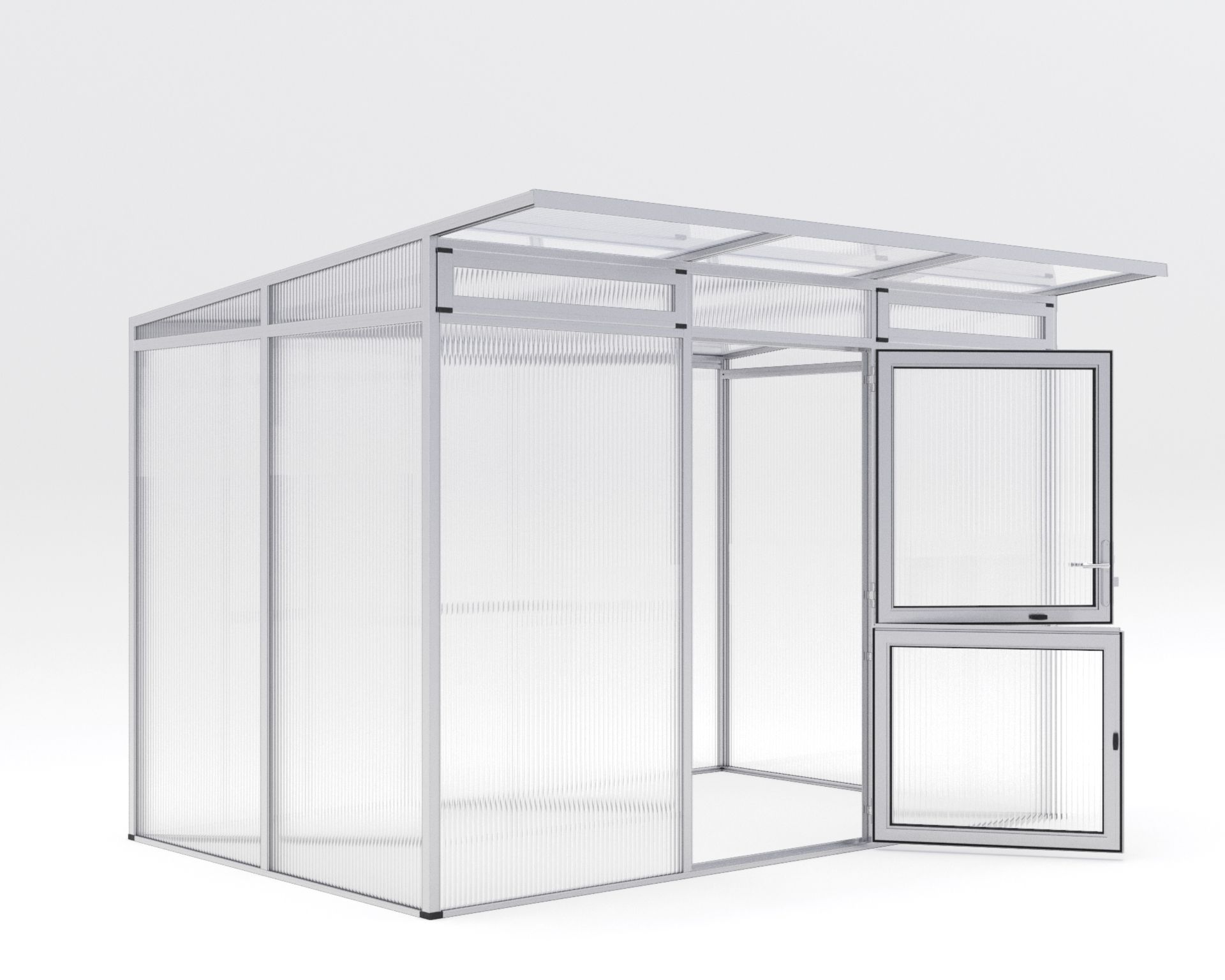 KGT Gewächshaus Santini Typ II pressblank