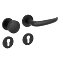 Vorschaubild Griffwerk Wechselgarnitur VAYA 194 ALDA fast2fix Fast2Fix GK3 Rosetten rund Knopf R2 Graphitschwarz R
