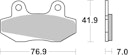 Vorschaubild SBS Bremsbelag 551HF Street Ceramic