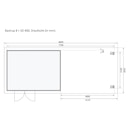 Vorschaubild Karibu Woodfeeling Gartenhaus Bastrup 8 - 28 mm