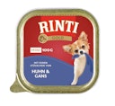 Vorschaubild RINTI Gold Mini 100g Schale Hundenassfutter