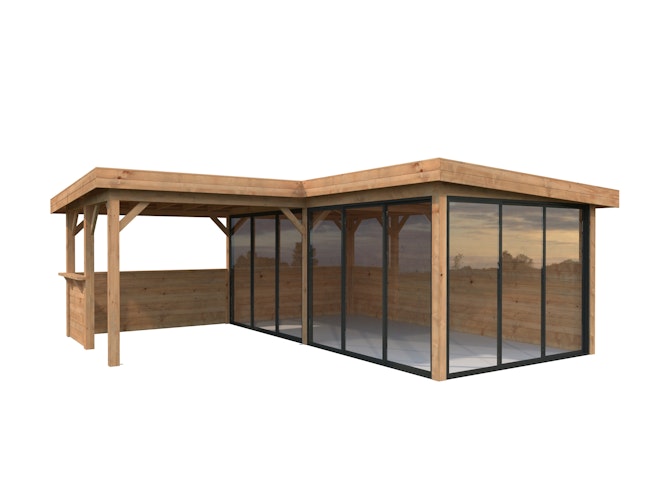 Palmako Carport/Pavillon Connect Lenna 24,9 m² Set 423 Slide