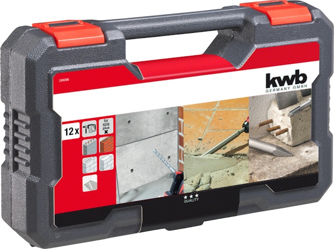 kwb SDS Plus Bohr-/Meisselsatz 12t 240290
