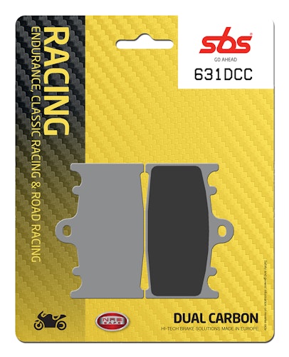 SBS Bremsbelag 631DCC Road Racing Classic Dual Carbon