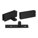 Vorschaubild Griffwerk Pivot Glas SET- schwarz matt Glastürschließer -PT20Plus- PT24- einstellbar - 100Kg- 8 -12mm