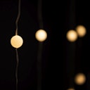 Vorschaubild Konstsmide Weihnachtsbeleuchtung LED Lichtervorhang 120 bernsteinfarbene Schneebälle