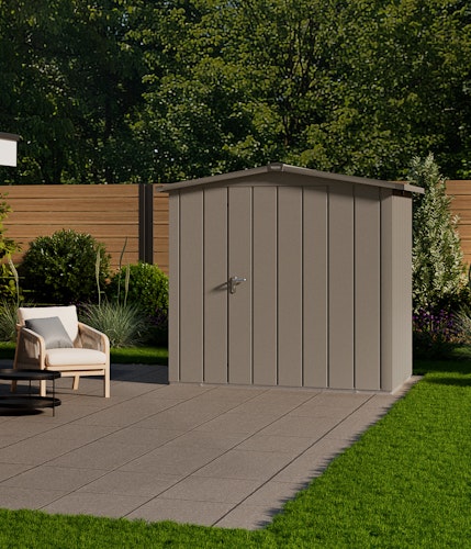 Hörmann Metall-Gerätehaus Juno JSD mit Satteldach