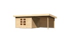 Vorschaubild Karibu Woodfeeling Gartenhaus Northeim 4 inkl. 300 cm Schleppdach und Rückwand