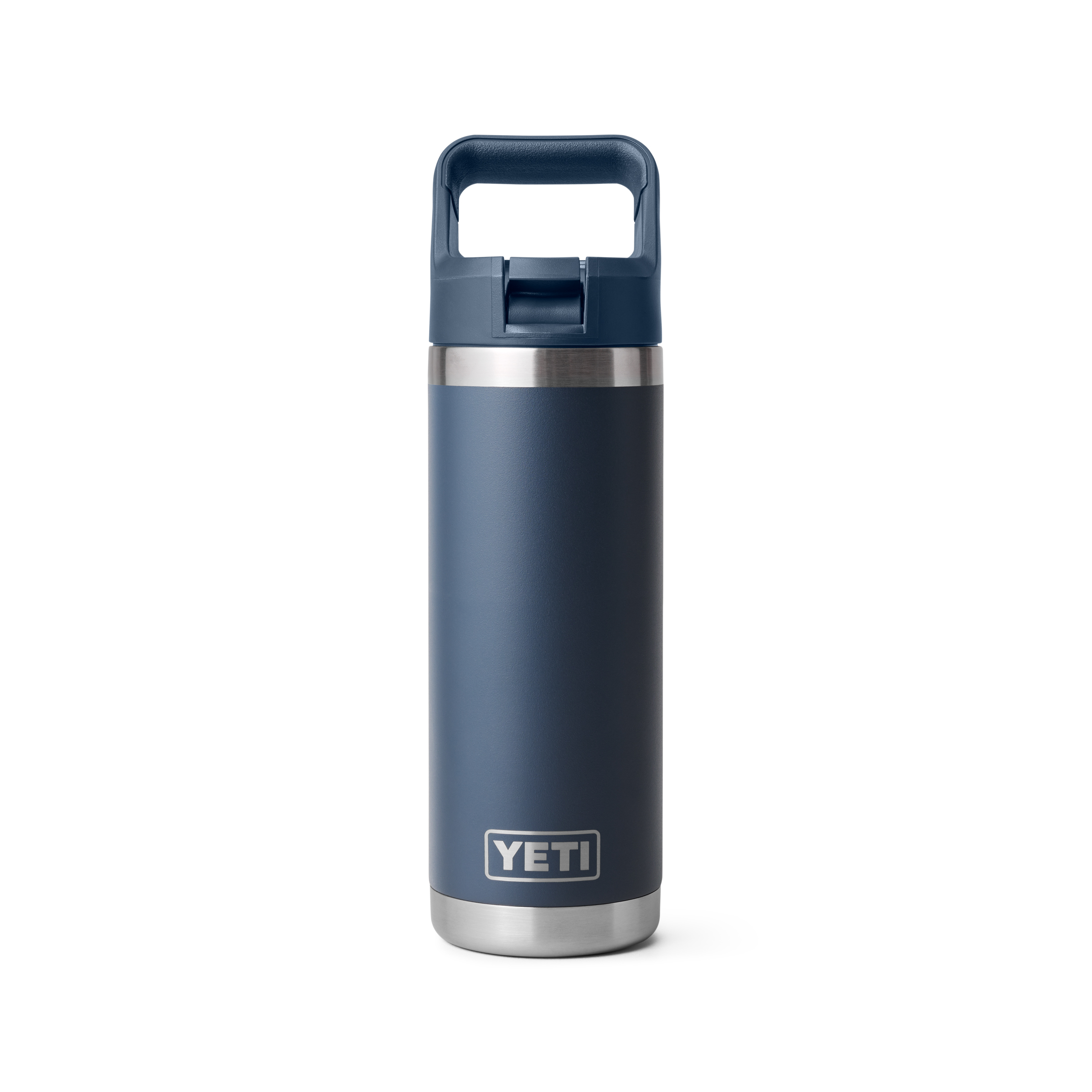 YETI Trinkflasche RAMBLER 18 oz. (532 ml) - mit Trinkhalmdeckel Navy