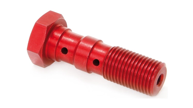 TRW Hohlschraube rot, Hohlschraube "MCH 971" Gewinde M10 x 1, 00