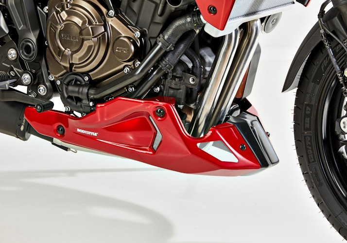 BODYSTYLE Sportsline Bugspoiler ABS Kunststoff blau für YAMAHA Tracer 700 