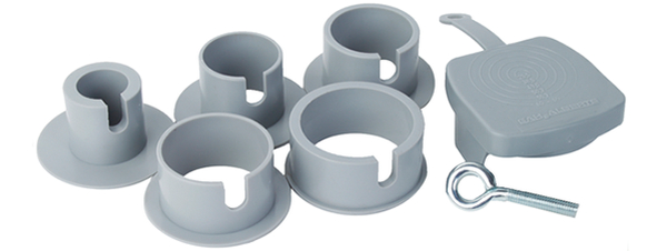 Alberts® Zubehör-Set für Einschraub- Bodenhülse, Kst. 609948