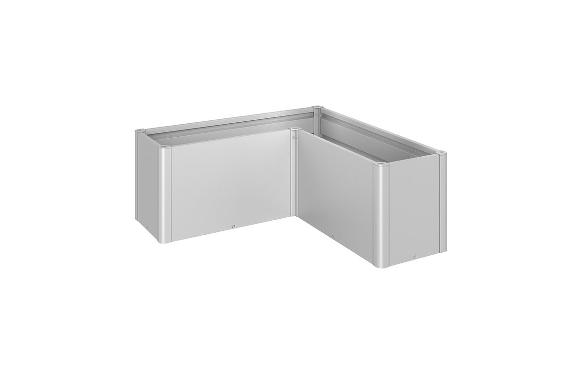 Biohort Pflanzbeet Belvedere B 152 x T 152 cm (Gr. L150) 61 cm (MIDI) silber-metallic