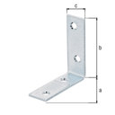 Vorschaubild Stuhlwinkel schwer sendzimirverzinkt. 60x60x20x2,5 mm